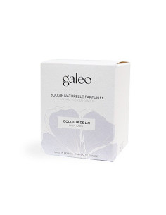 Bougie naturelle parfumée Galéo - Douceur de Lin