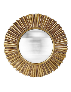 Déco Murale Miroir Convexe Mia Doré