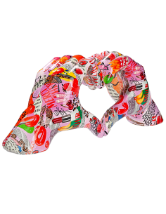 CER Main "Coeur" Résine multicolors 2