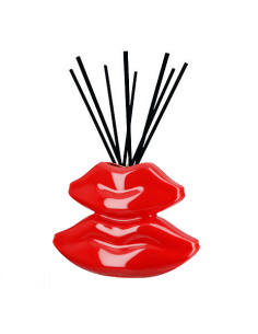 Diffuseur Floratier Lips Rouge + Tiges fibres Noires